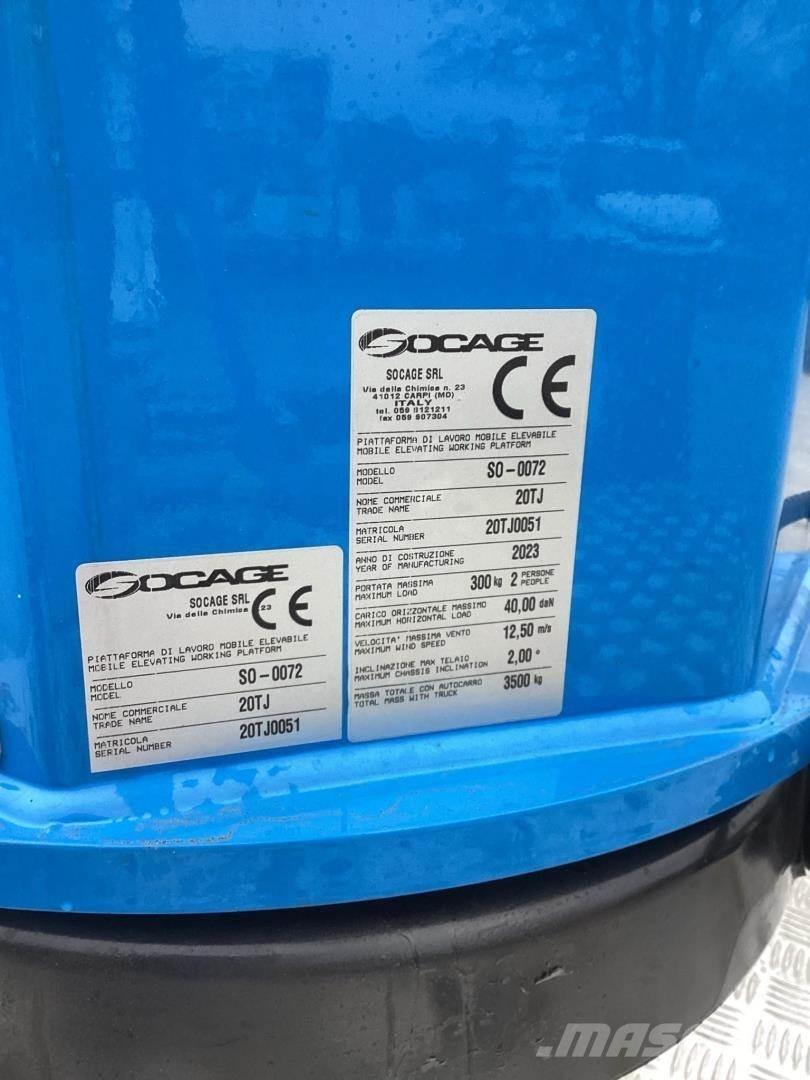 Socage 20TJ-Speed 车载式高空作业车