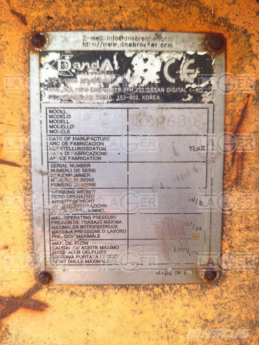  DANDA D&A 60V 液压锤