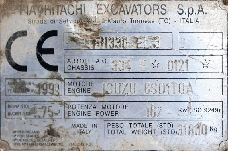 Fiat-Hitachi FH330 EL.3 其他组件