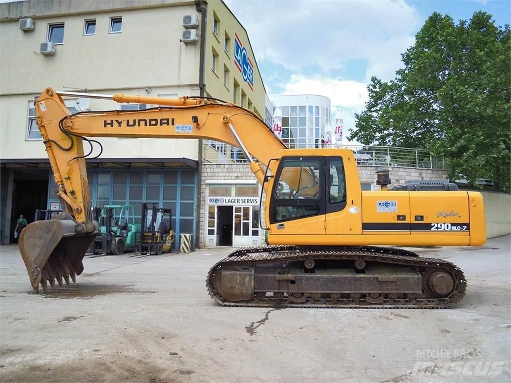 Hyundai R290NLC-7 履带挖掘机