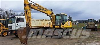 Komatsu PW160-7EO 轮式挖掘机
