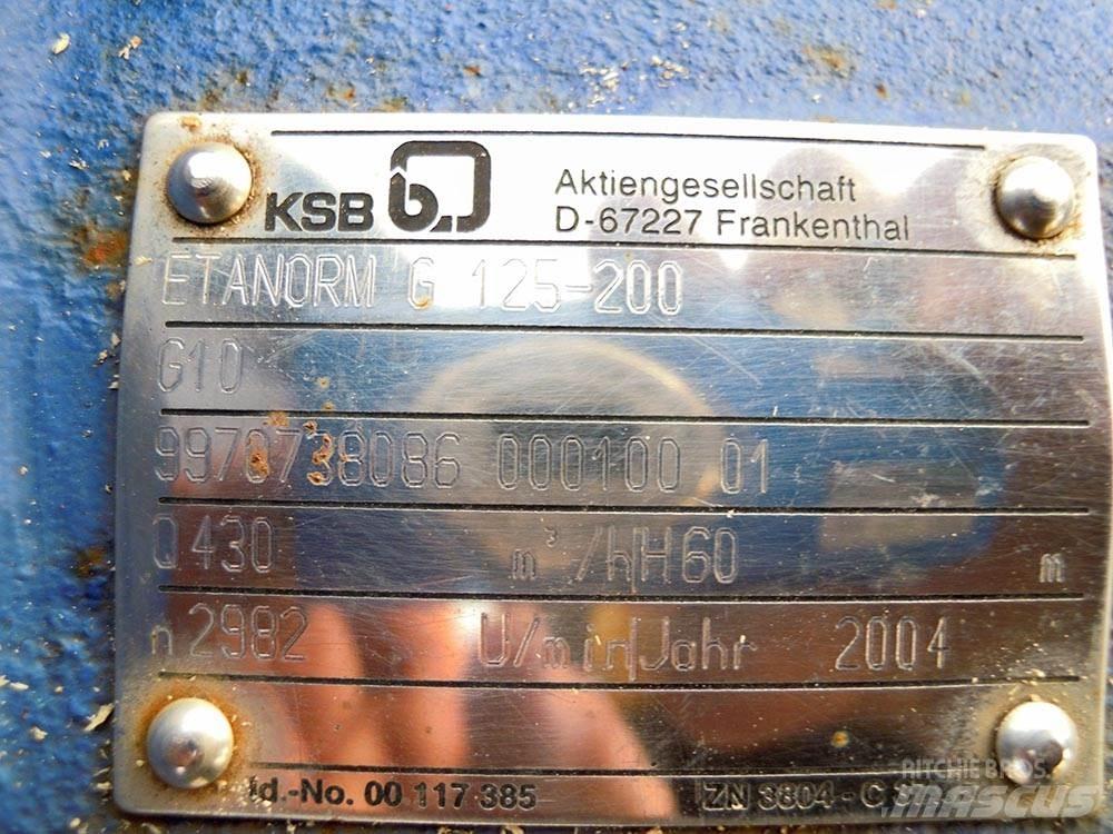 KSB ETANORM G 125-200 水泵