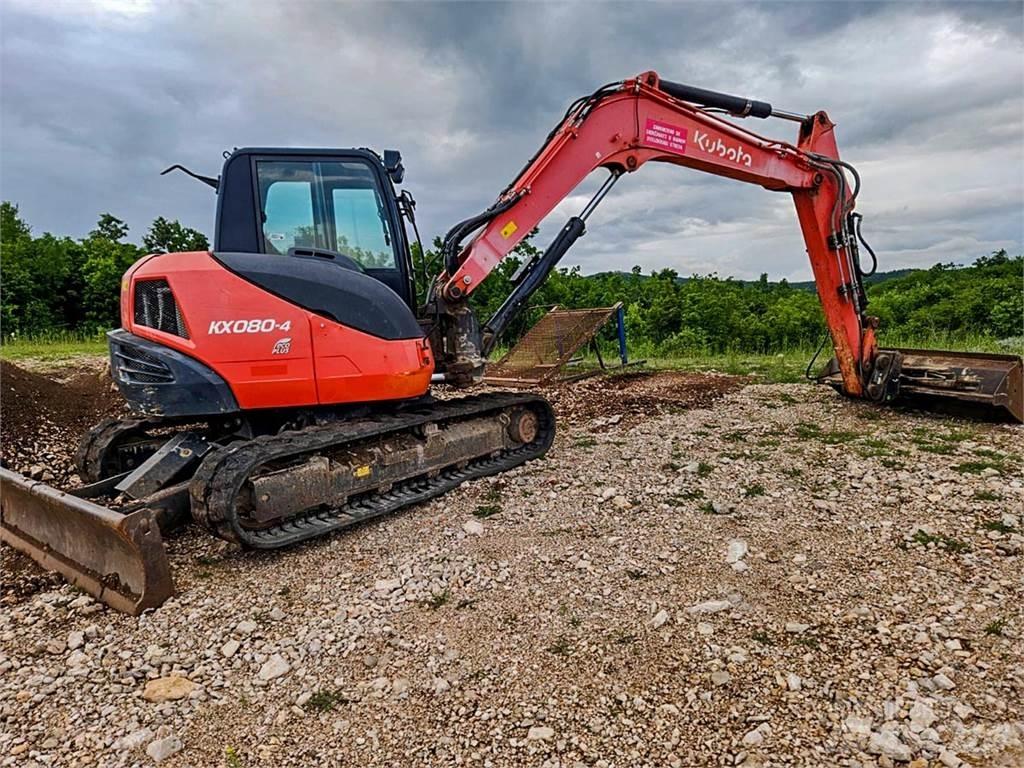 Kubota KX080-4 小型挖掘机