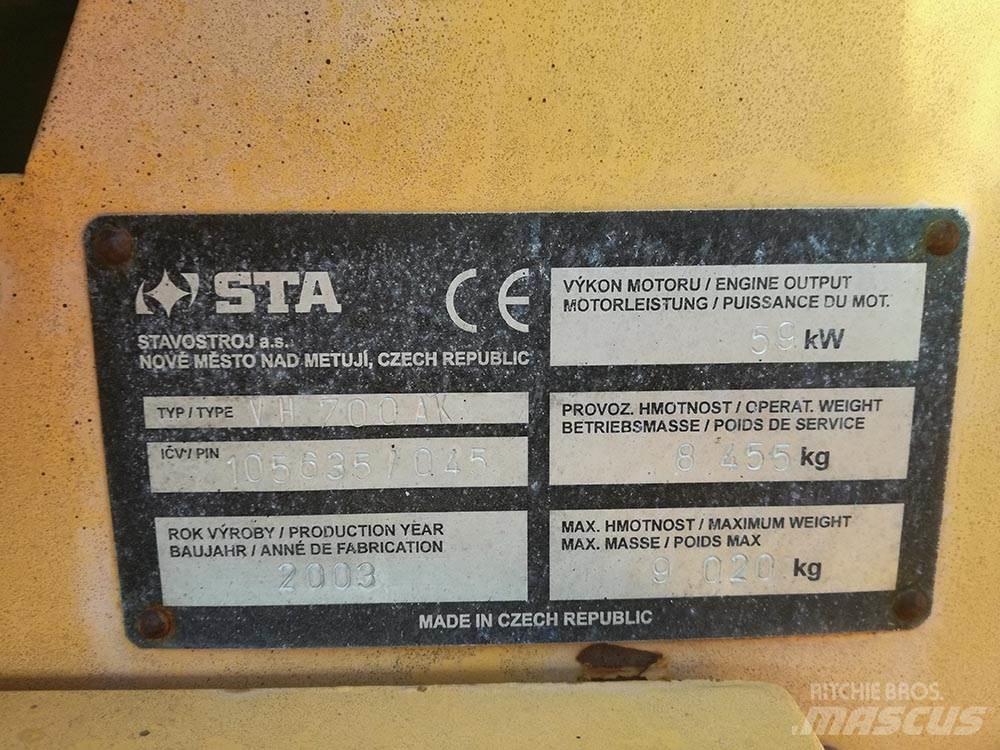 Stavostroj STA VH 700 AK 双轮压路机
