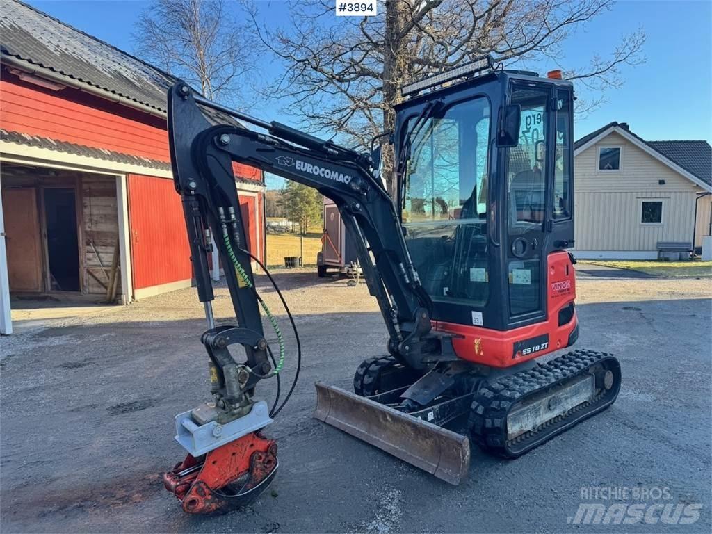 Euromach ES18ZT 履带挖掘机
