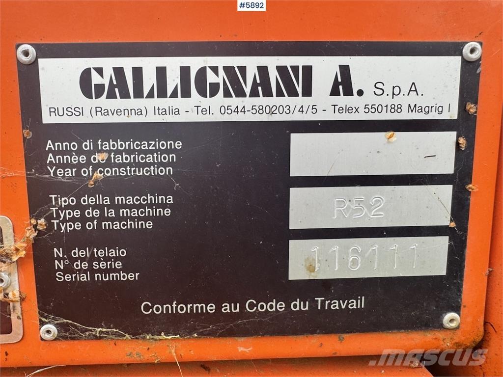 Gallignani R52 其他根茎作物收获机械