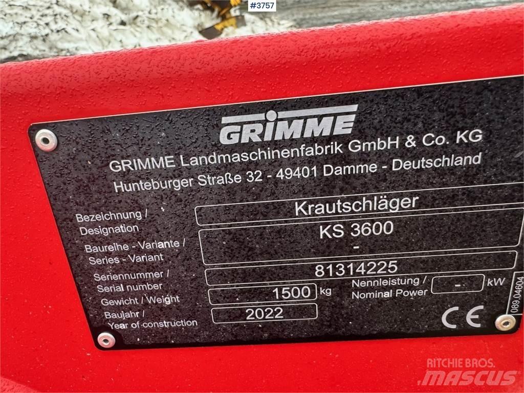Grimme KS3600 其他组件