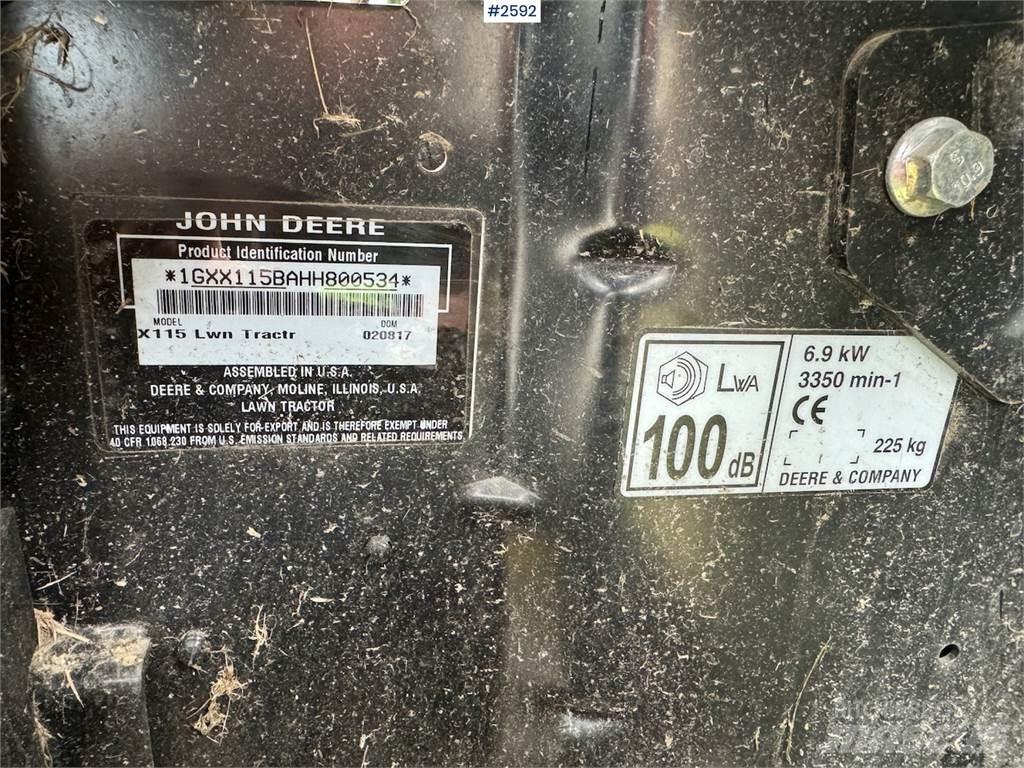 John Deere X115R 拖拉机/农用车