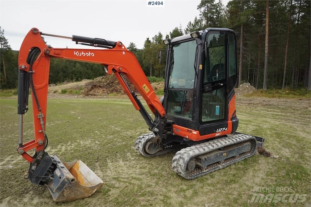 Kubota U27-4 履带挖掘机