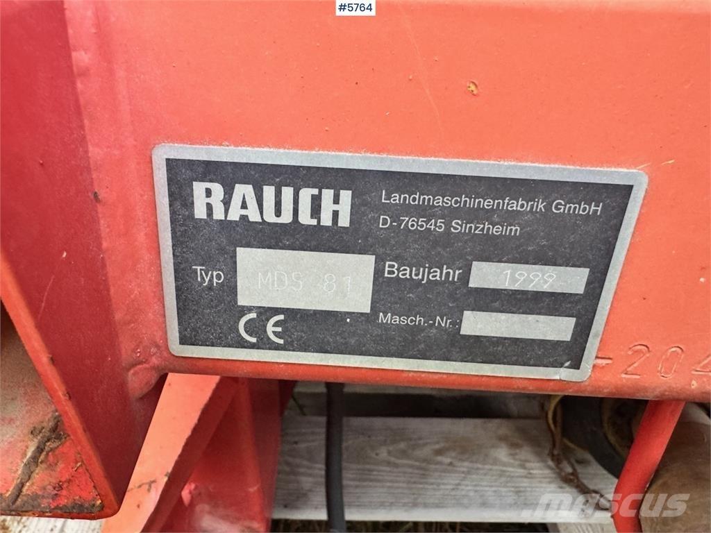 Rauch MDS 81 条播机