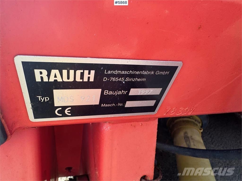 Rauch MDS 921 条播机