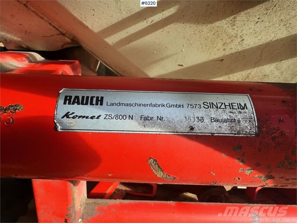 Rauch ZS800 条播机