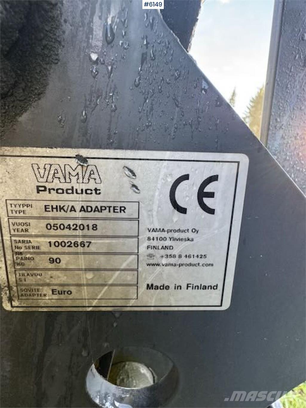 Vama Frontkost 牵引式喷雾机