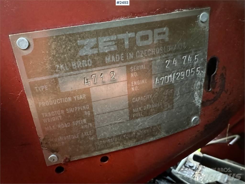 Zetor 4712 拖拉机/农用车