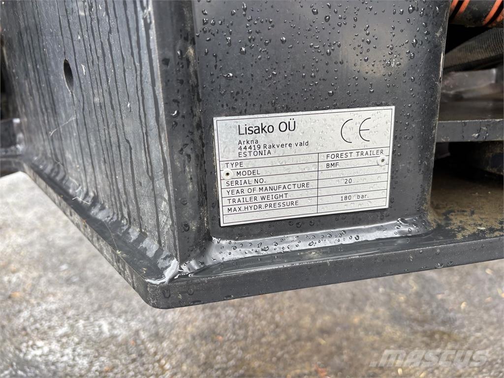 BMF 10T2+750Kran 林业拖车