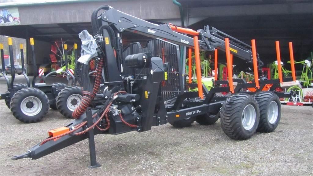 BMF 14T2 + 850 HP 林业拖车