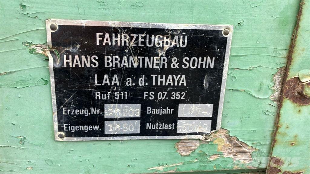Brantner 5 Tonnen 自卸拖车