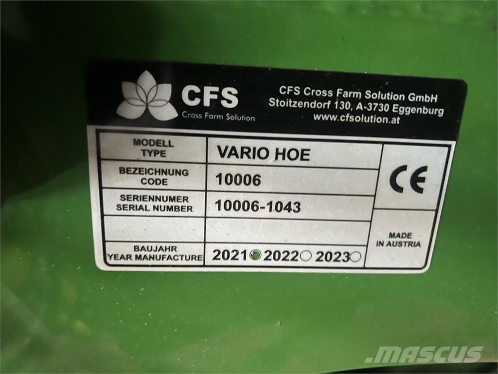  CFS Varihoe 620 其他播种机和配件