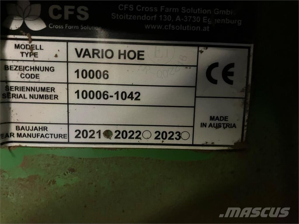  CFS VarioHoe 其他播种机和配件