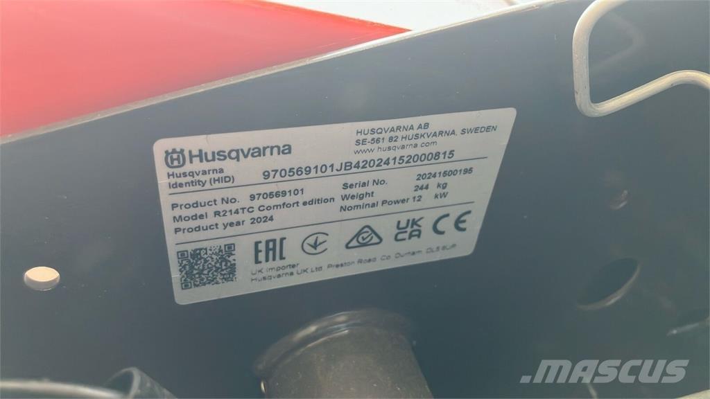 Husqvarna R 214TC 路面维护设备-其他