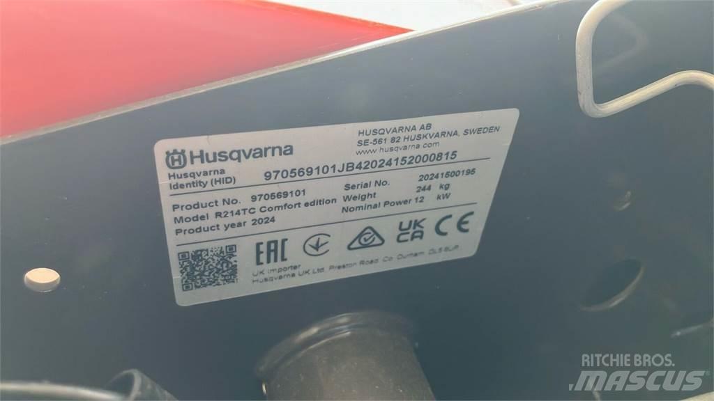 Husqvarna R 214TC 路面维护设备-其他
