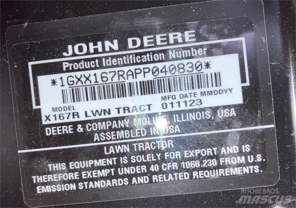 John Deere X 167R 路面维护设备-其他