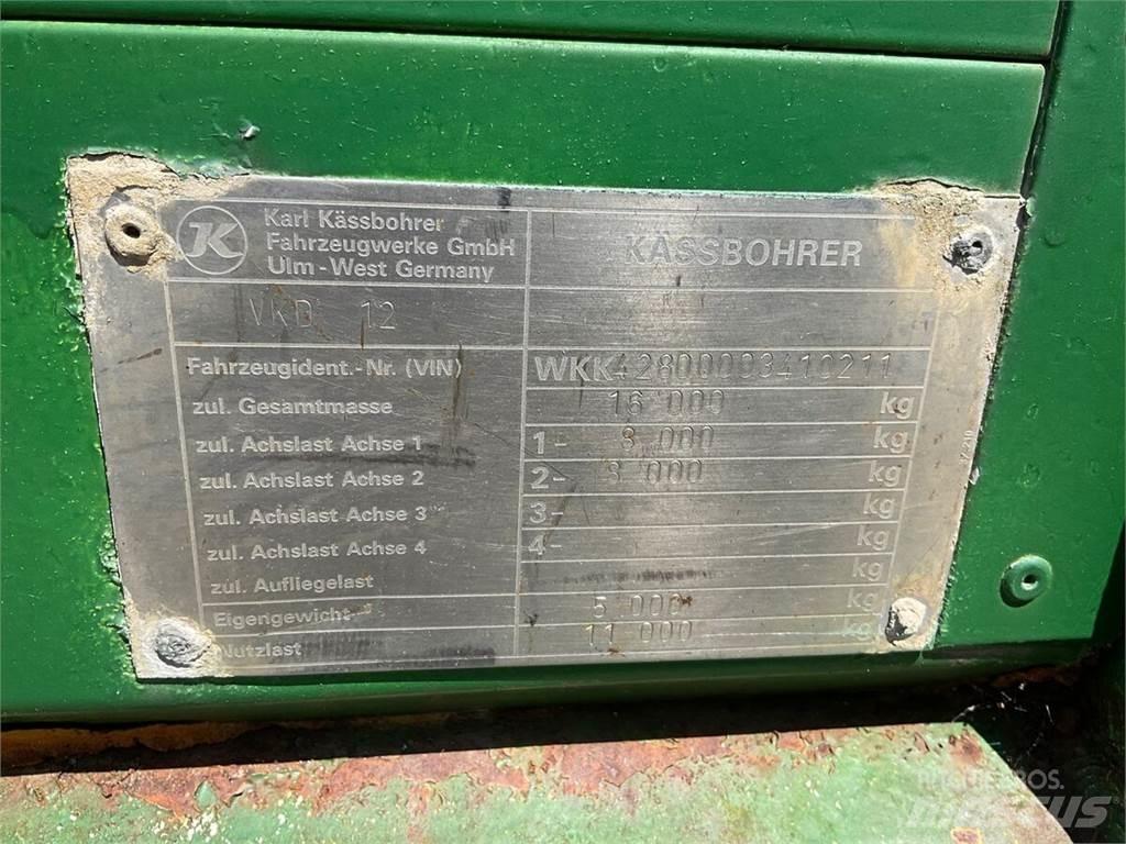 Kässbohrer VKD 12 自卸拖车