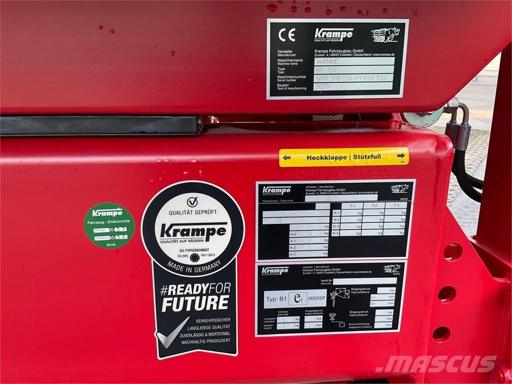 Krampe BigBody 750 其他拖车