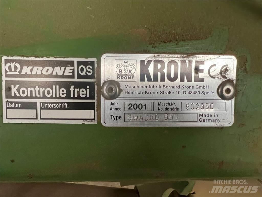 Krone Swadro 651 收割机