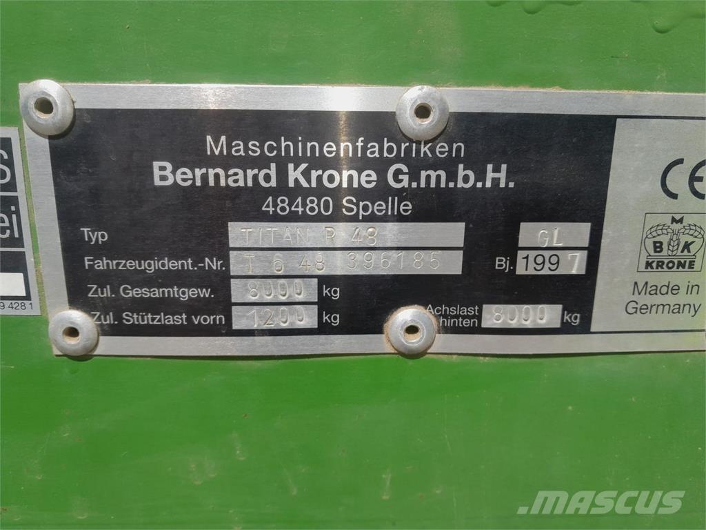 Krone Titan R48 自动装载拖车