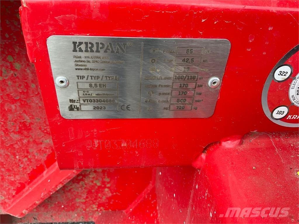 Krpan 8.5 EH 绞车