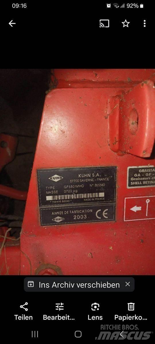 Kuhn GF 5801 MHO 犁耙和摊草机