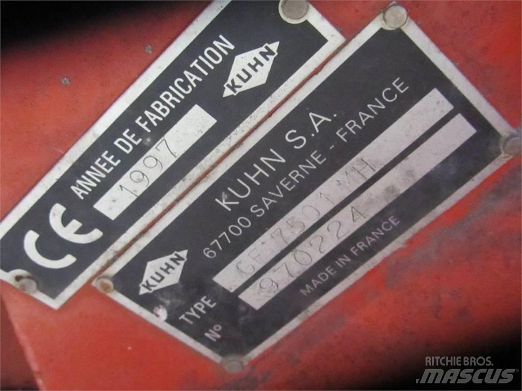 Kuhn GF 7501 MH 犁耙和摊草机