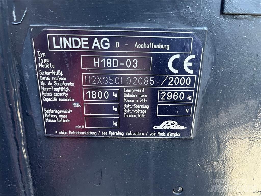 Linde H 18 D 其他叉车