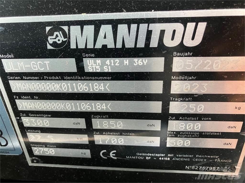 Manitou ULM 412 H 伸缩臂叉装车|叉装车
