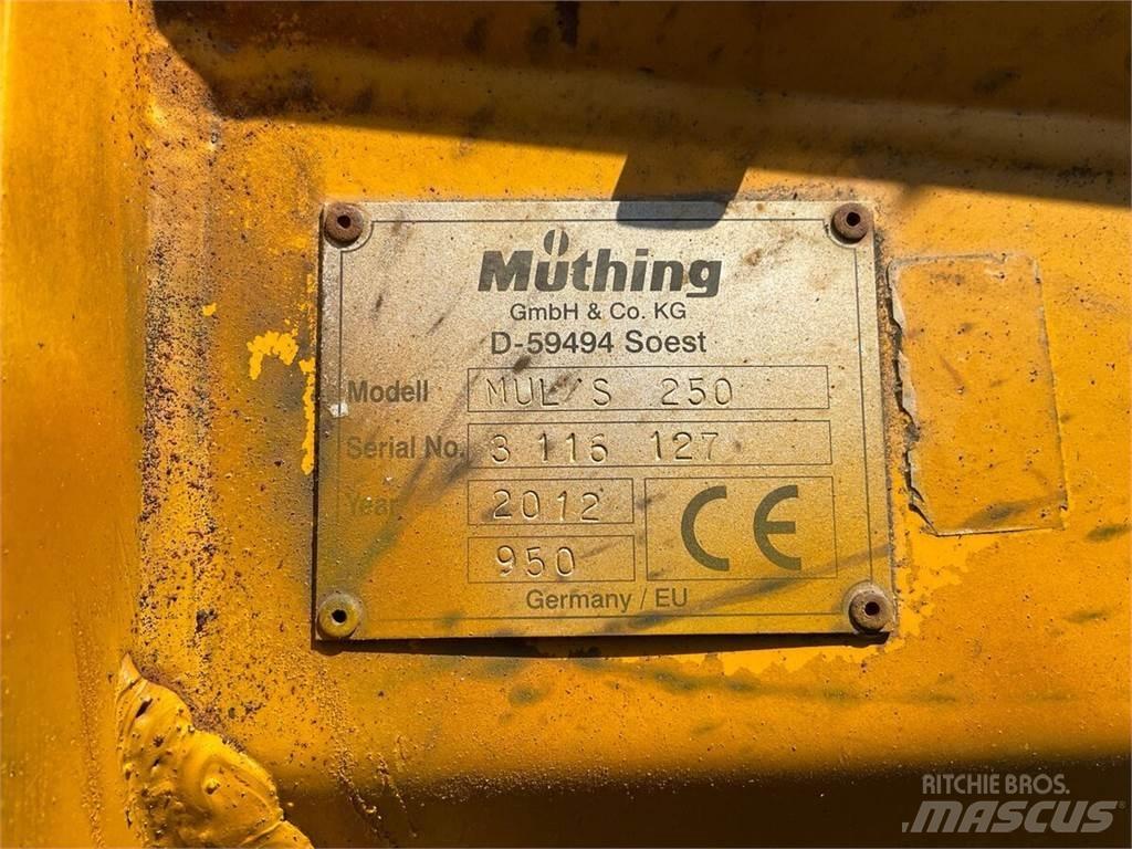 Müthing MUL/S 250 牧场割草机和切顶器