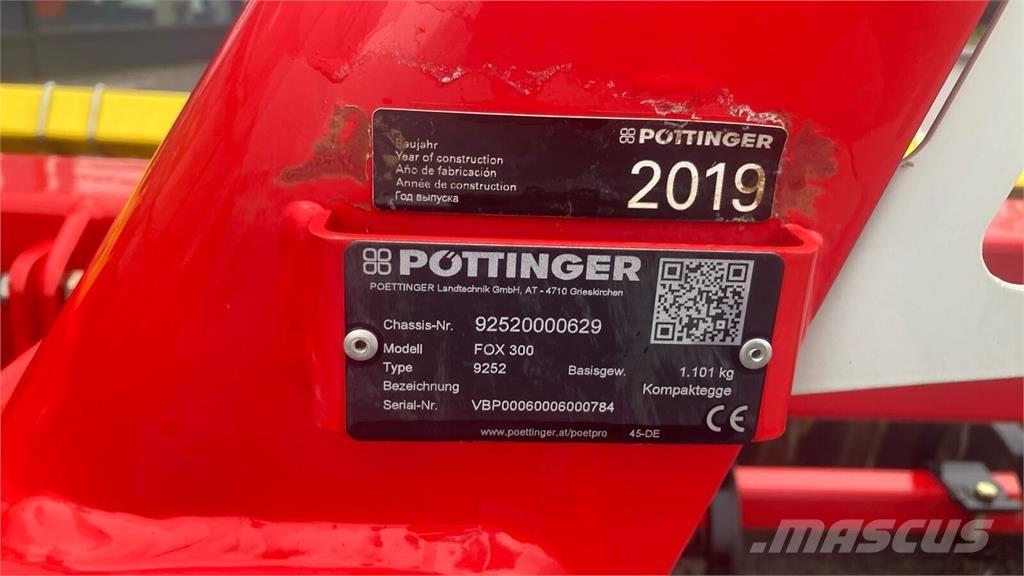 Pöttinger Fox 300 圆盘耙