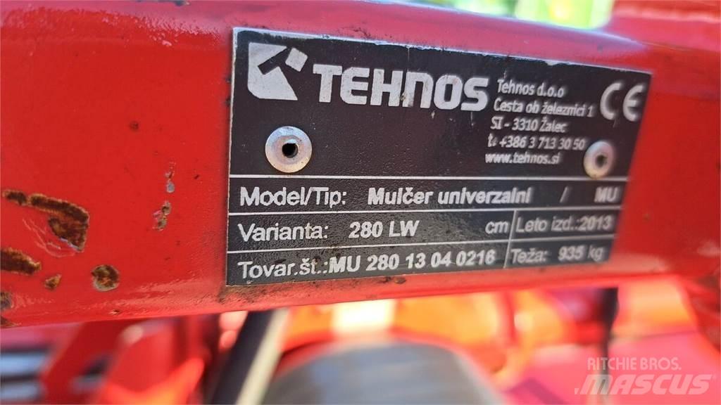 Tehnos 280LW 牧场割草机和切顶器