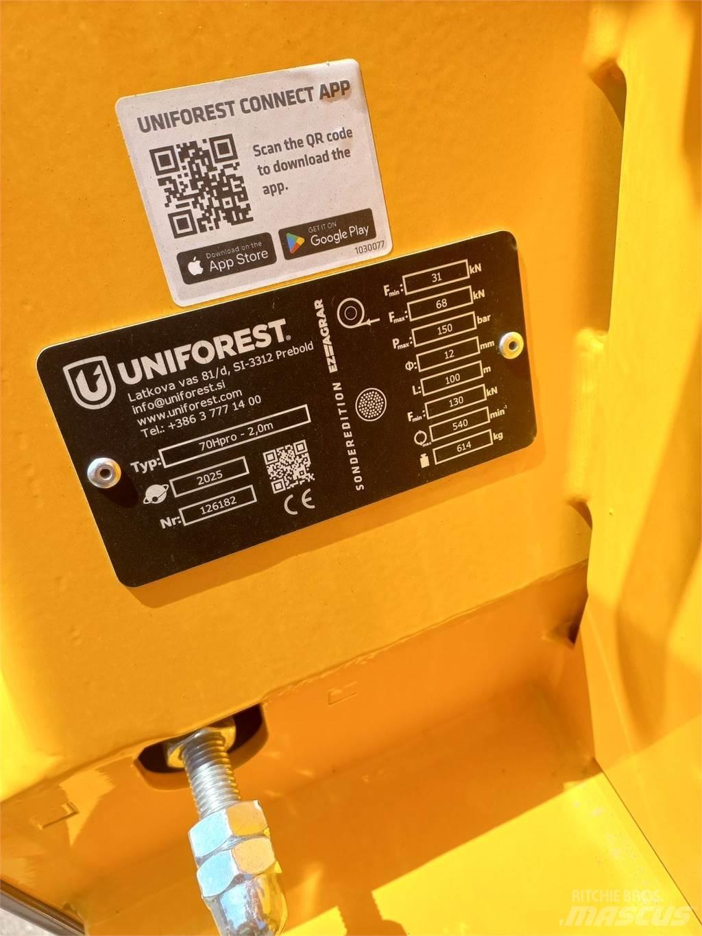 Uniforest 70 HPRO 绞车