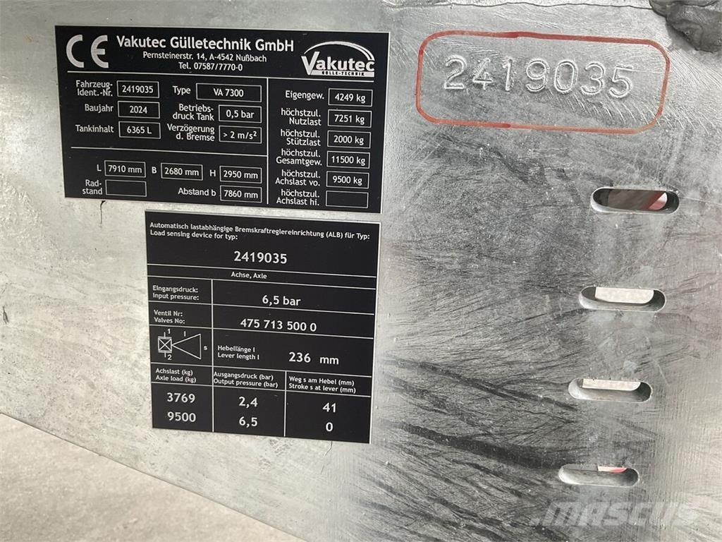  Vakutec VA 7300 水肥车