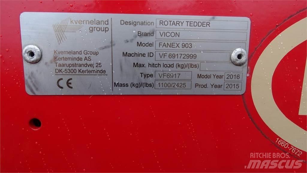 Vicon Fanex 903 犁耙和摊草机