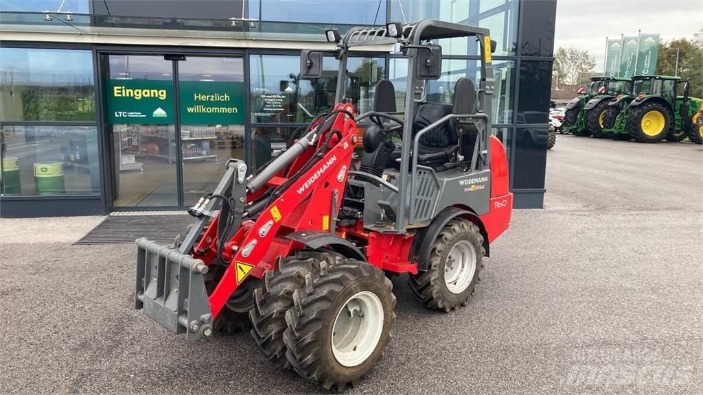 Weidemann 1160 前装载和挖掘机