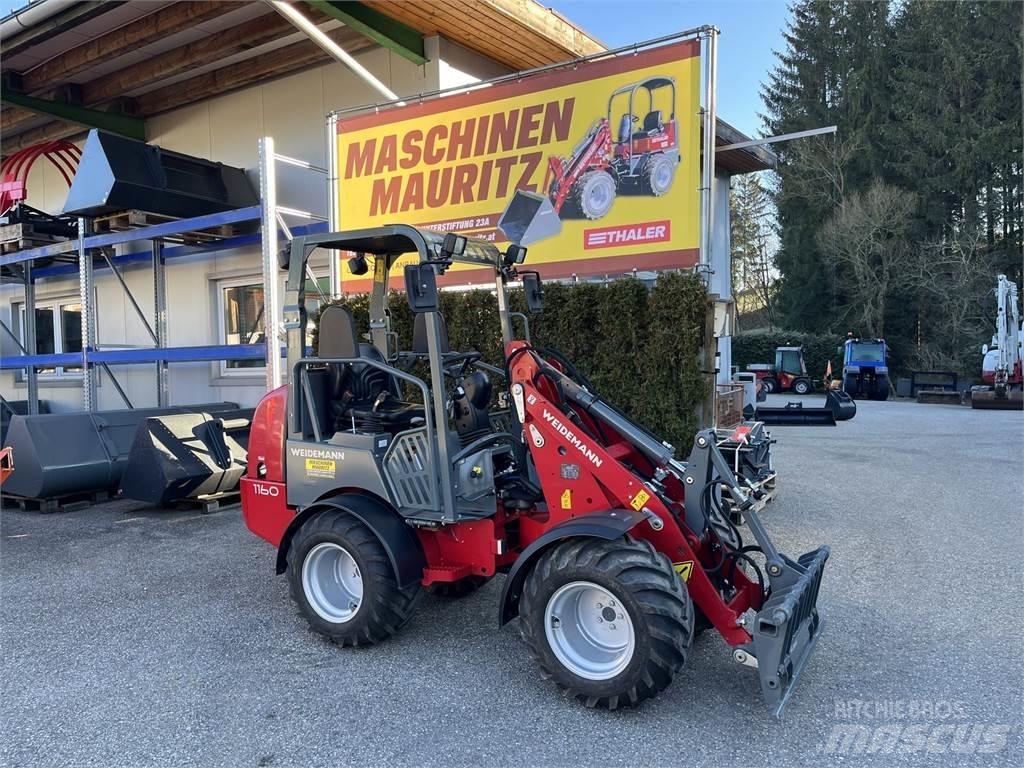 Weidemann 1160 前装载和挖掘机