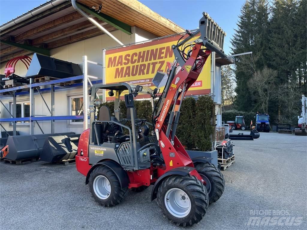 Weidemann 1160 前装载和挖掘机