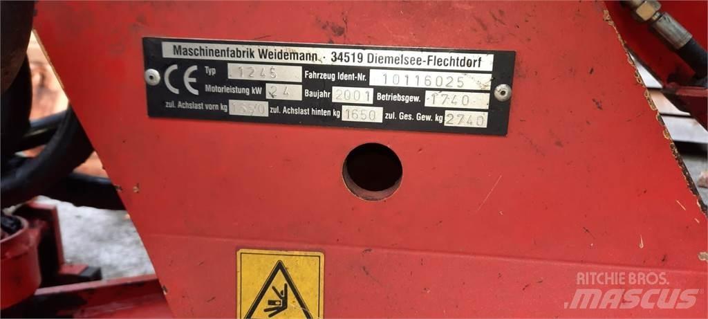 Weidemann 1245 前装载和挖掘机