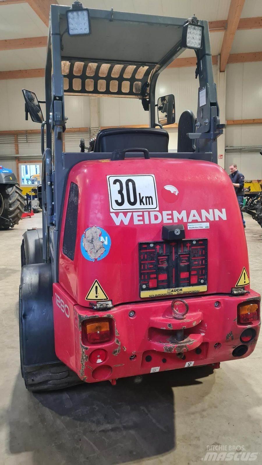 Weidemann 1280 前装载和挖掘机