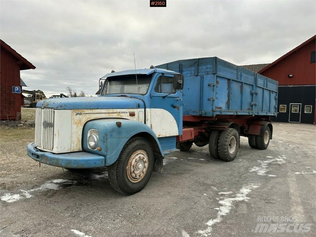 Scania L76 平板栏板货车