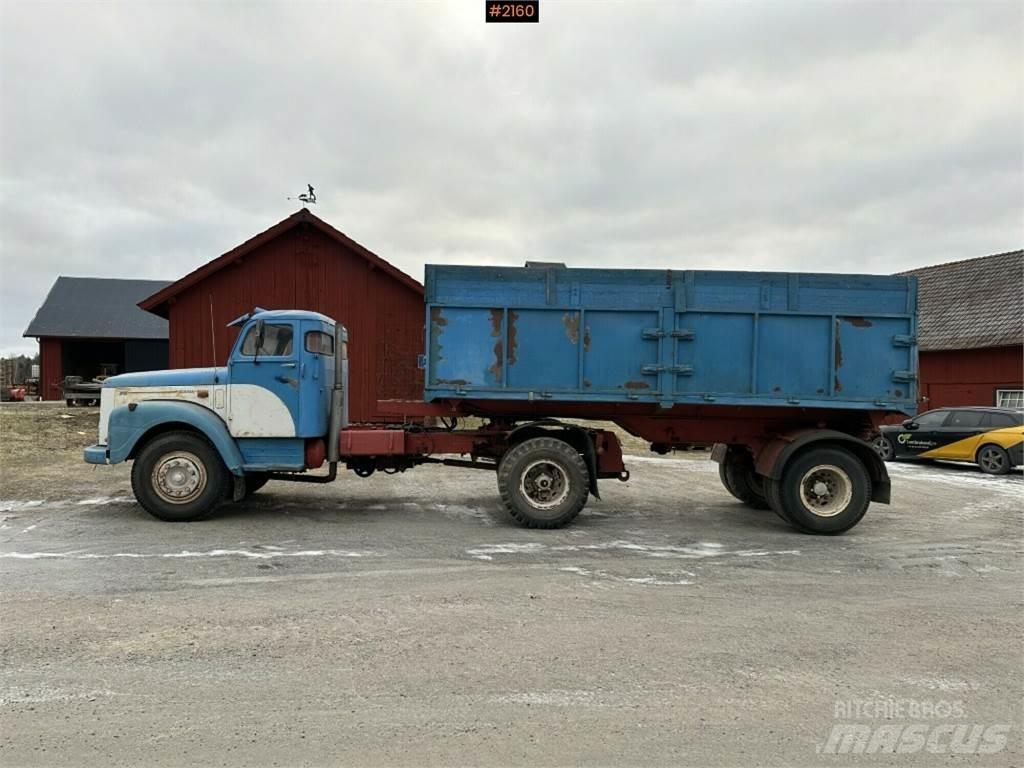Scania L76 平板栏板货车