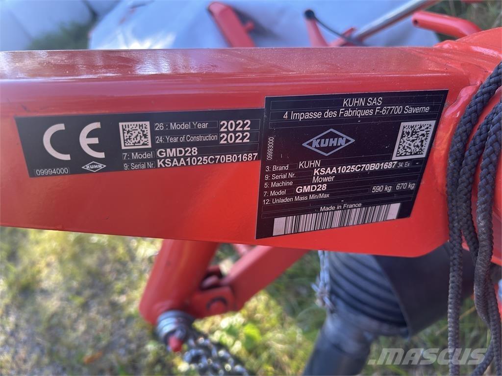 Kuhn GMD 28 割草机