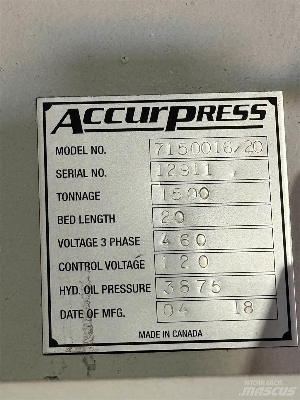  ACCURPRESS 7150016/20 建筑机械-其他